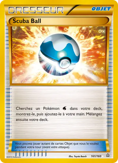 Image de la carte Pokemon Scuba Ball 161/160