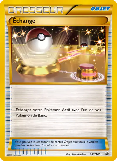 Image de la carte Pokemon Échange 163/160