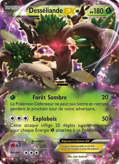 Image de la carte Pokemon Desséliande EX 19/160