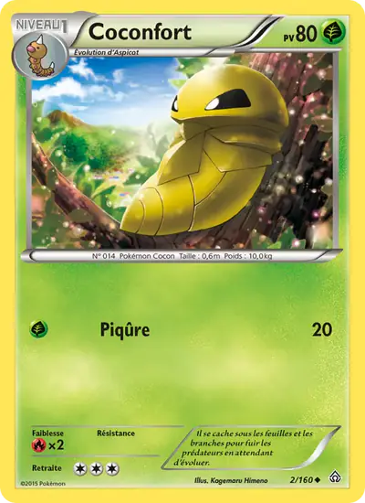 Image de la carte Pokemon Coconfort 2/160