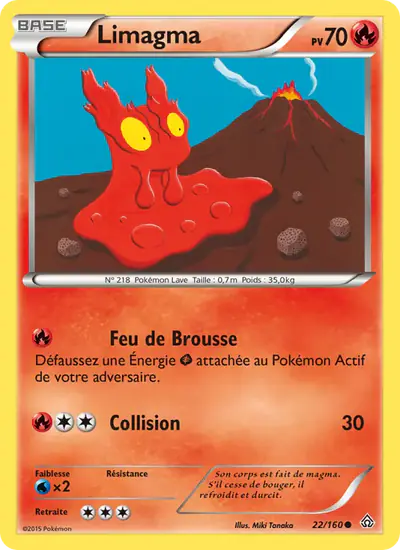Image de la carte Pokemon Limagma 22/160