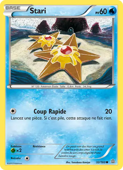 Image de la carte Pokemon Stari 32/160