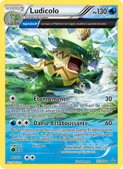Image de la carte Pokemon Ludicolo 37/160