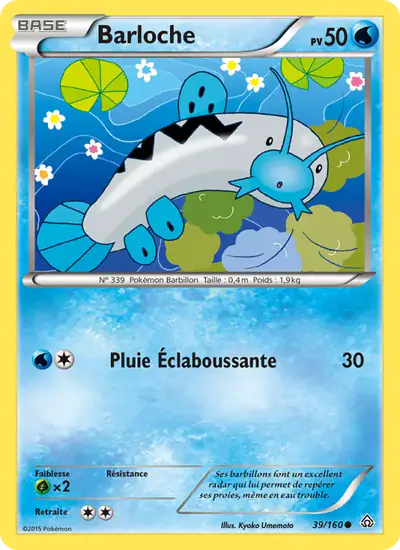 Image de la carte Pokemon Barloche 39/160