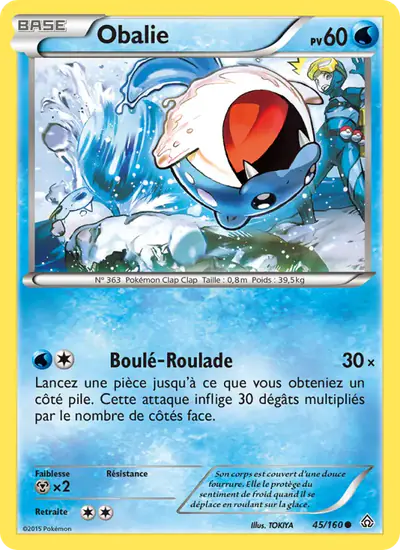 Image de la carte Pokemon Obalie 45/160
