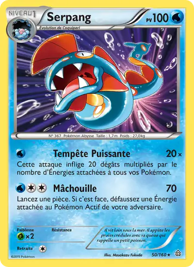 Image de la carte Pokemon Serpang 50/160