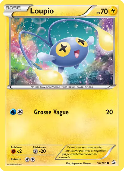 Image de la carte Pokemon Loupio 57/160