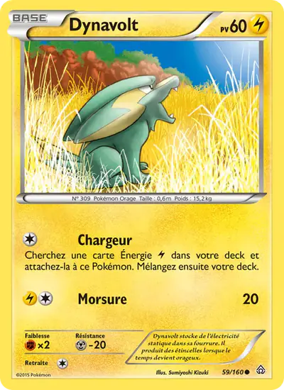 Image de la carte Pokemon Dynavolt 59/160