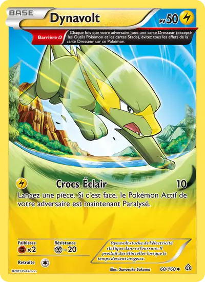 Image de la carte Pokemon Dynavolt 60/160