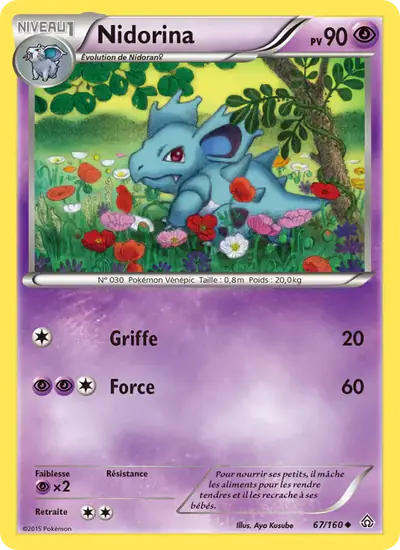 Image de la carte Pokemon Nidorina 67/160