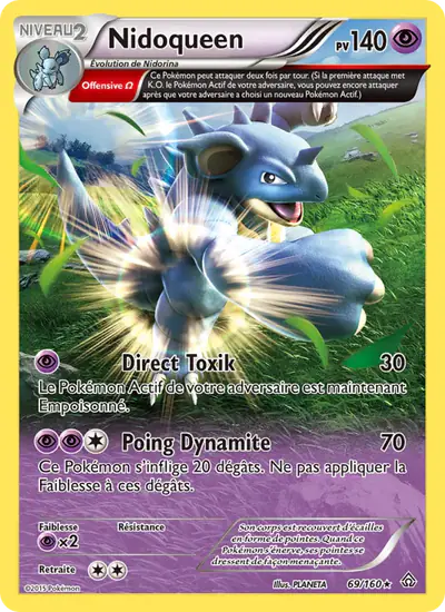 Image de la carte Pokemon Nidoqueen 69/160