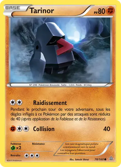 Image de la carte Pokemon Tarinor 78/160