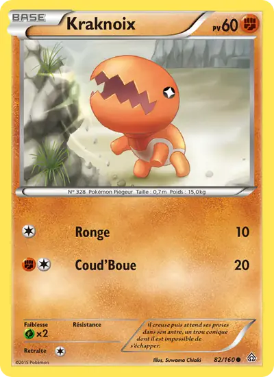 Image de la carte Pokemon Kraknoix 82/160