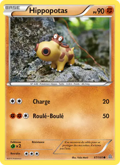 Image de la carte Pokemon Hippopotas 87/160