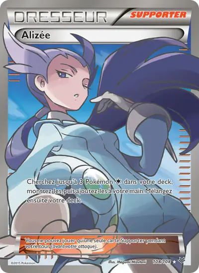 Image de la carte Pokemon Alizée 108/108