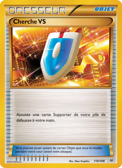 Image de la carte Pokemon Cherche VS 110/108
