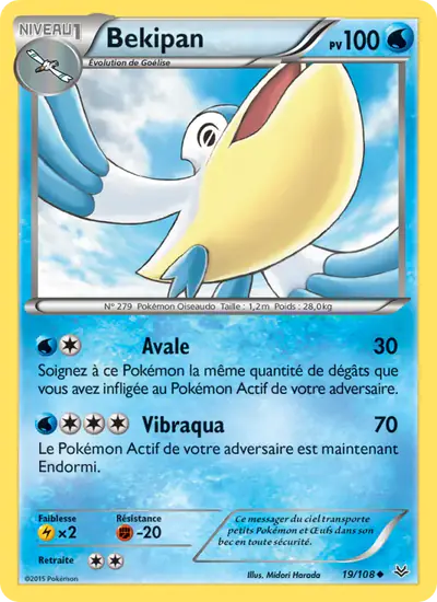Image de la carte Pokemon Bekipan 19/108