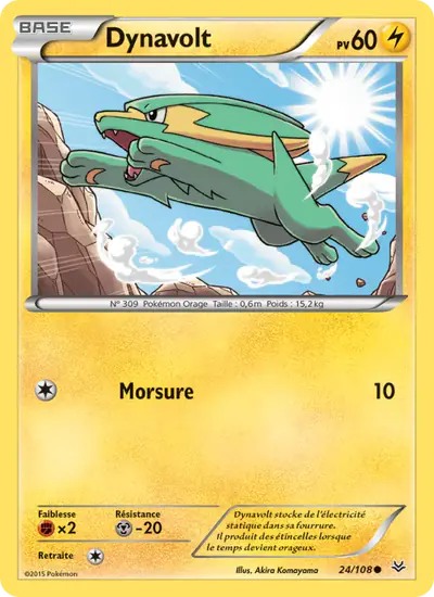 Image de la carte Pokemon Dynavolt 24/108