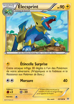 &Eacute;lecsprint 25/108