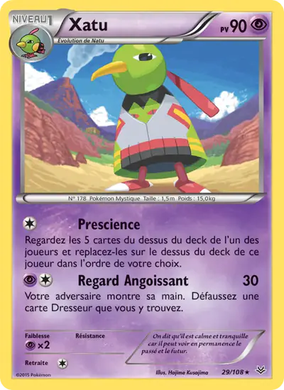 Image de la carte Pokemon Xatu 29/108
