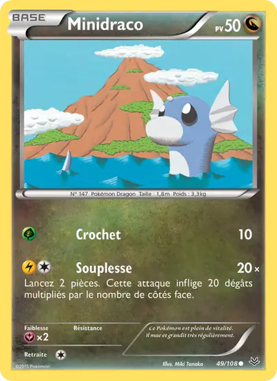 Image de la carte Pokemon Minidraco 49/108