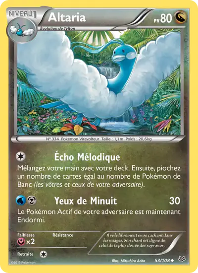 Image de la carte Pokemon Altaria 53/108