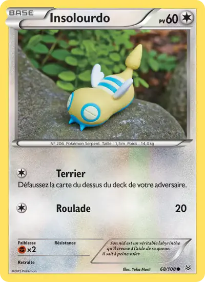 Image de la carte Pokemon Insolourdo 68/108