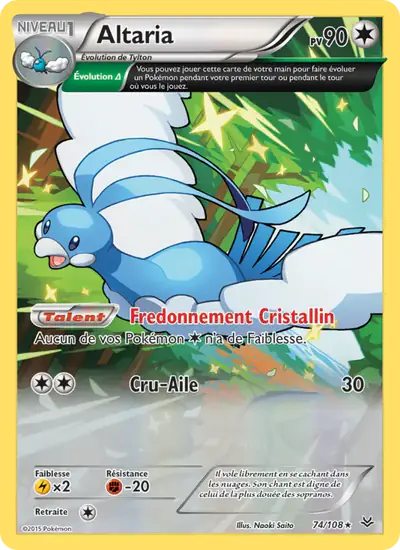 Image de la carte Pokemon Altaria 74/108