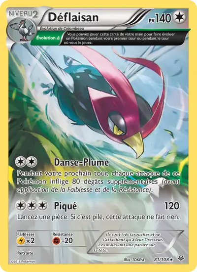 Image de la carte Pokemon Déflaisan 81/108