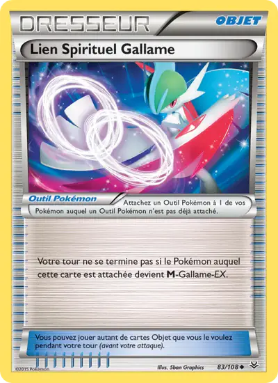 Image de la carte Pokemon Lien Spirituel Gallame 83/108