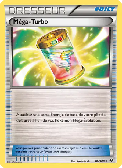 Image de la carte Pokemon MégaTurbo 86/108