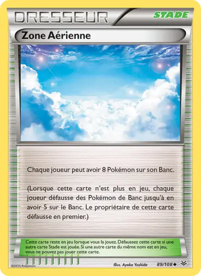 Image de la carte Pokemon Zone Aérienne 89/108