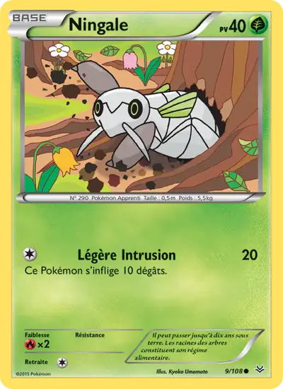 Image de la carte Pokemon Ningale 9/108