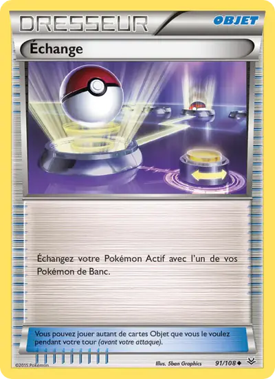Image de la carte Pokemon Échange 91/108