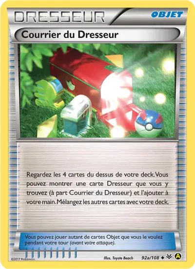 Image de la carte Pokemon Courrier du Dresseur 92a/108