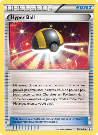 Image de la carte Pokemon Hyper Ball 93/108