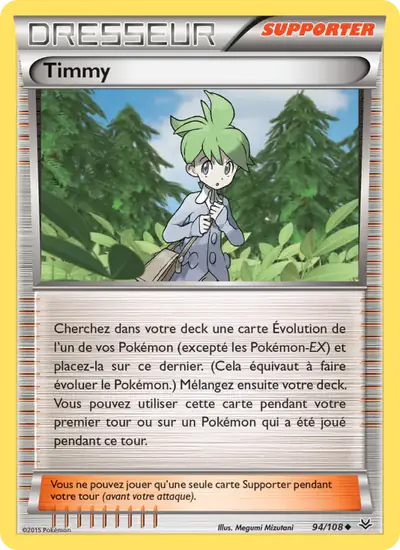 Image de la carte Pokemon Timmy 94/108