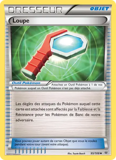 Image de la carte Pokemon Loupe 95/108