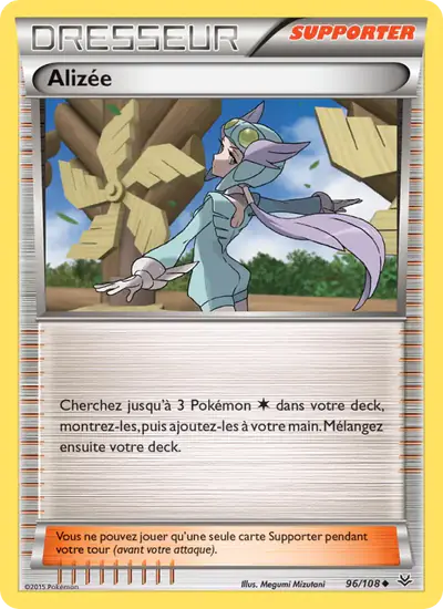 Image de la carte Pokemon Alizée 96/108