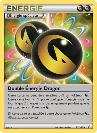Image de la carte Pokemon Double Énergie Dragon 97/108