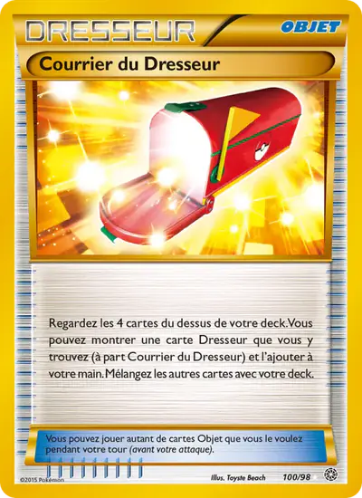 Image de la carte Pokemon Courrier du Dresseur 100/98