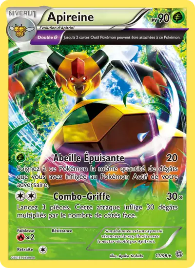 Image de la carte Pokemon Apireine 11/98