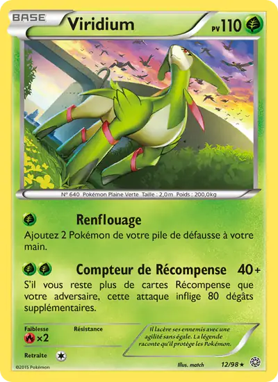 Image de la carte Pokemon Viridium 12/98