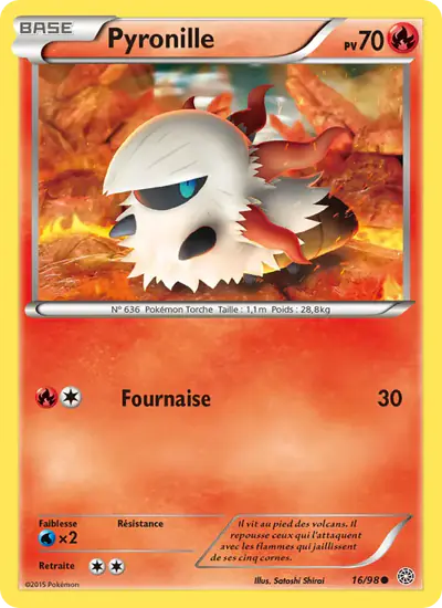 Image de la carte Pokemon Pyronille 16/98