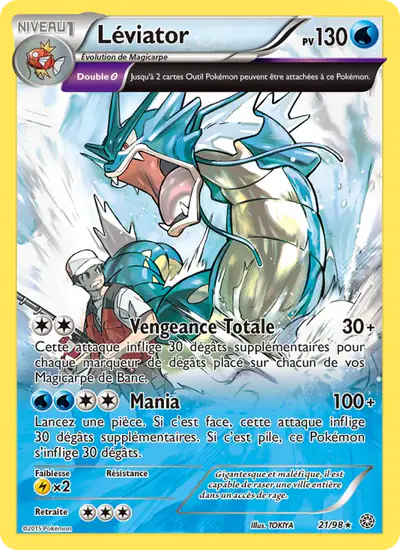 Image de la carte Pokemon Léviator 21/98