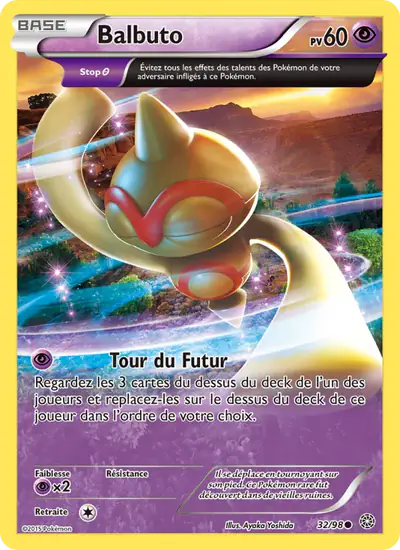 Image de la carte Pokemon Balbuto 32/98