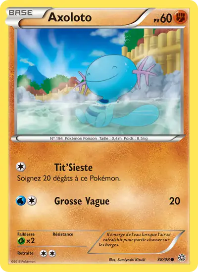 Image de la carte Pokemon Axoloto 38/98