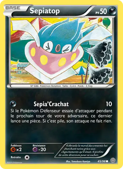 Image de la carte Pokemon Sepiatop 45/98
