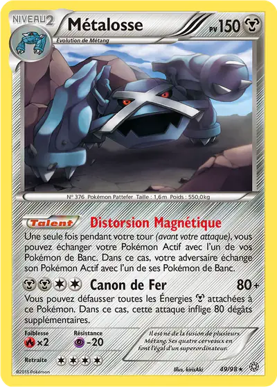 Image de la carte Pokemon Métalosse 49/98