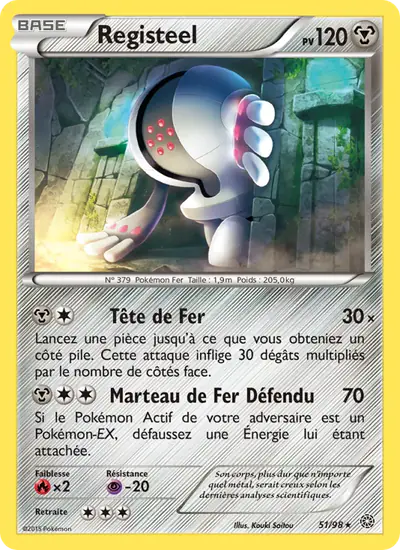 Image de la carte Pokemon Registeel 51/98